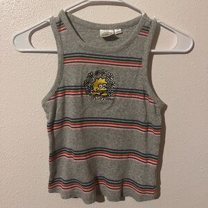 Lisa Simpson Cropped Tank Top